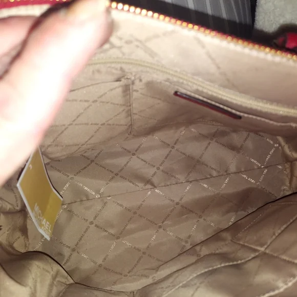 NWT Michael Michael Kors Lg TZ Satchel "CIARA" w/ matched  Wallet - Picture 9 of 10